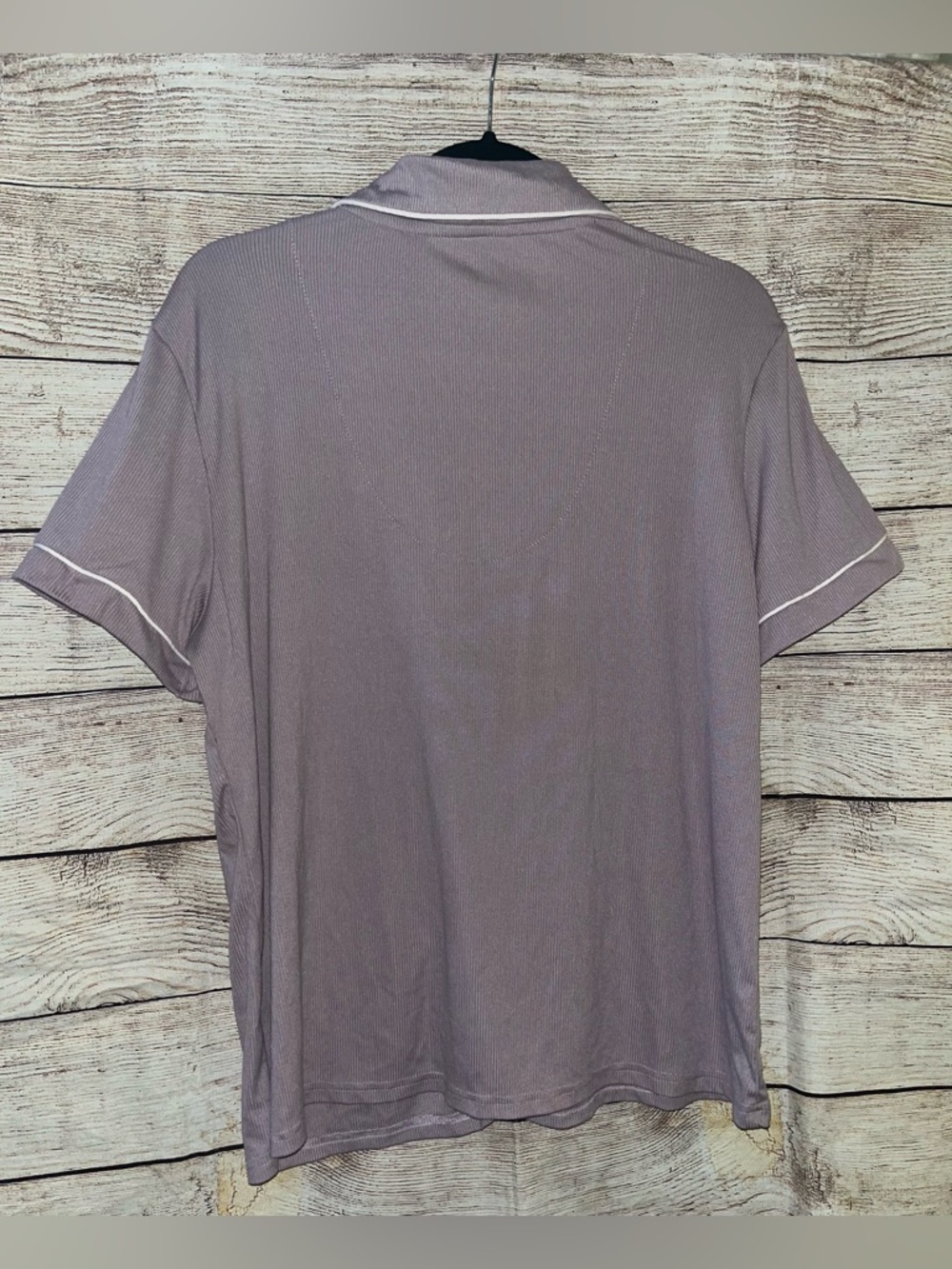 🤎3/$10 Nicole Miller Lavender Mauve Short-Sleeve Pajama Top & Short Set Size XL - Picture 5 of 10
